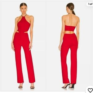 NBD Kylo Jumpsuit in Red